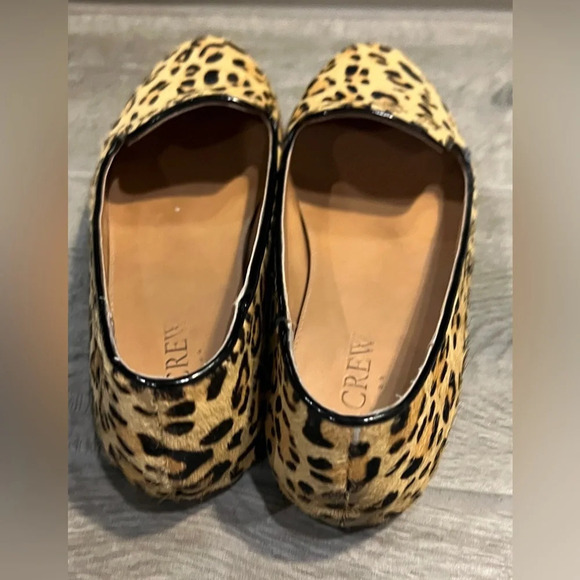 J Crew Leopard print suede flat slip on, size 7 - Picture 3 of 11